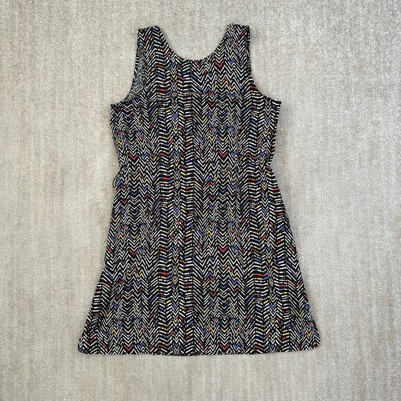 Title Nine Sleeveless Printed Dress With Pockets L - Picture 4 of 9